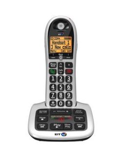 Bt Bt4600 Single Big Button Telephone With Answering Machine